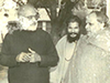 Dr. Bhattacharyya along with Basanta Bapat, Vidyanivas Mishra and S.H.Bachayan at Brindawan.